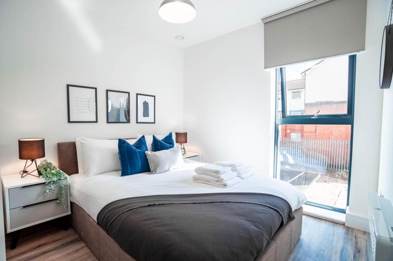 Luxe Interchange Apartment Near Old Trafford - Media City - The Quays Manchester Esterno foto