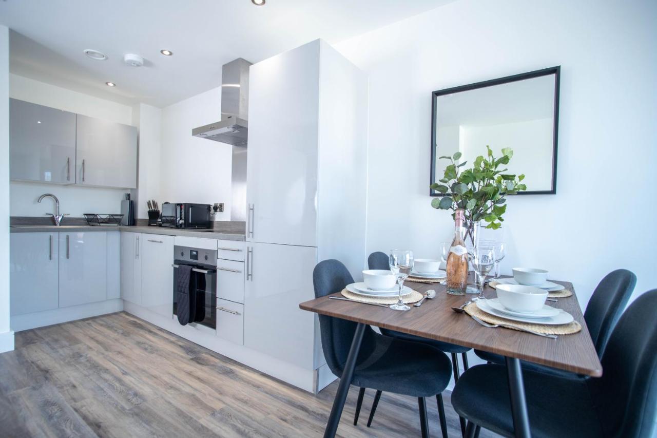 Luxe Interchange Apartment Near Old Trafford - Media City - The Quays Manchester Esterno foto