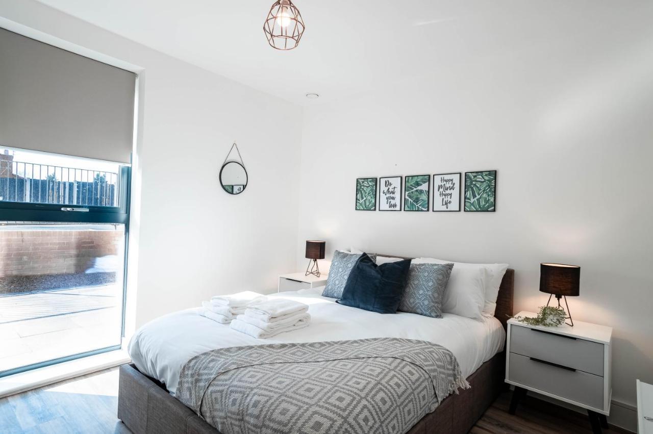 Luxe Interchange Apartment Near Old Trafford - Media City - The Quays Manchester Esterno foto