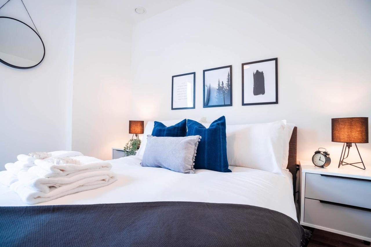 Luxe Interchange Apartment Near Old Trafford - Media City - The Quays Manchester Esterno foto