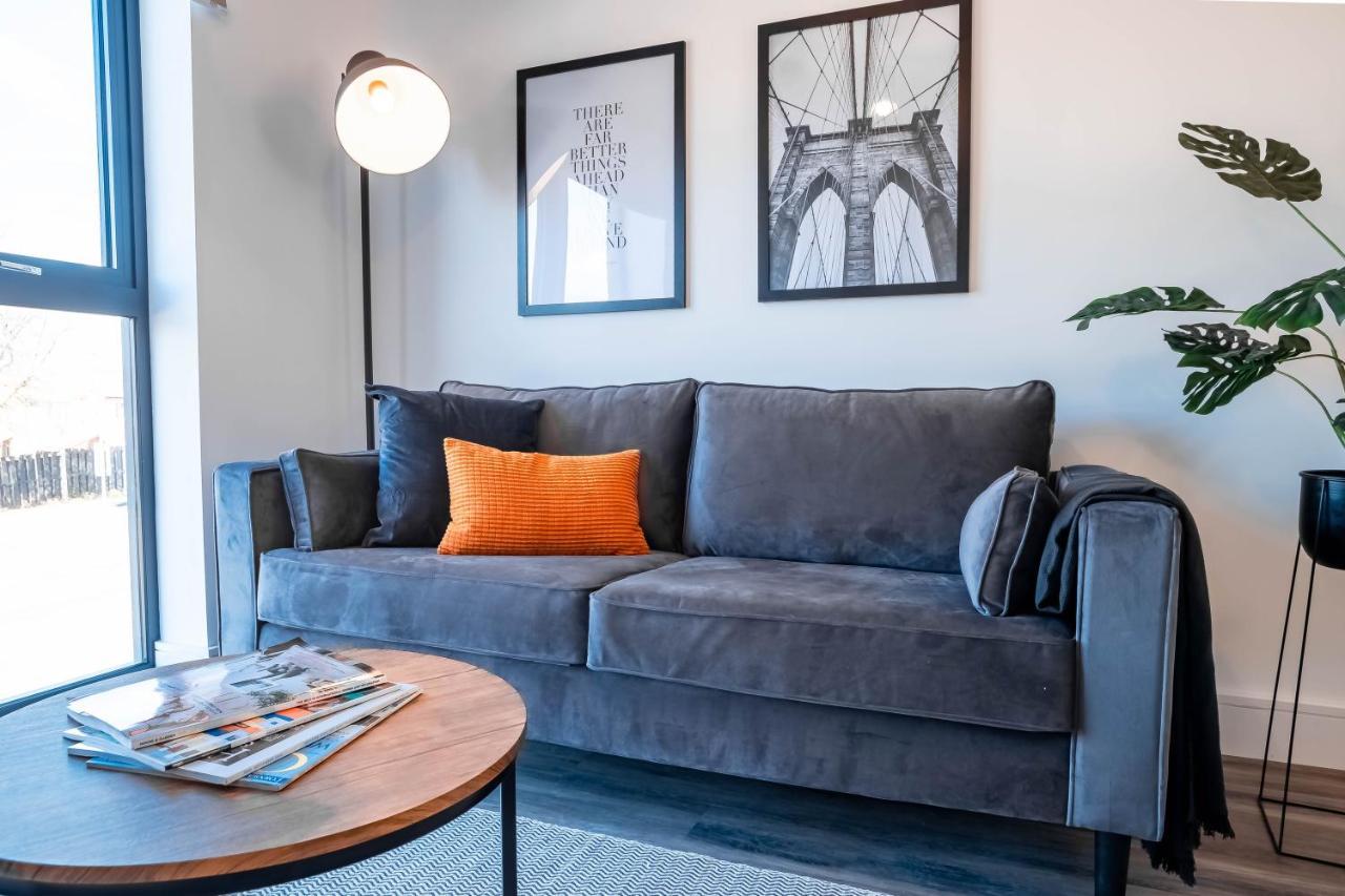 Luxe Interchange Apartment Near Old Trafford - Media City - The Quays Manchester Esterno foto