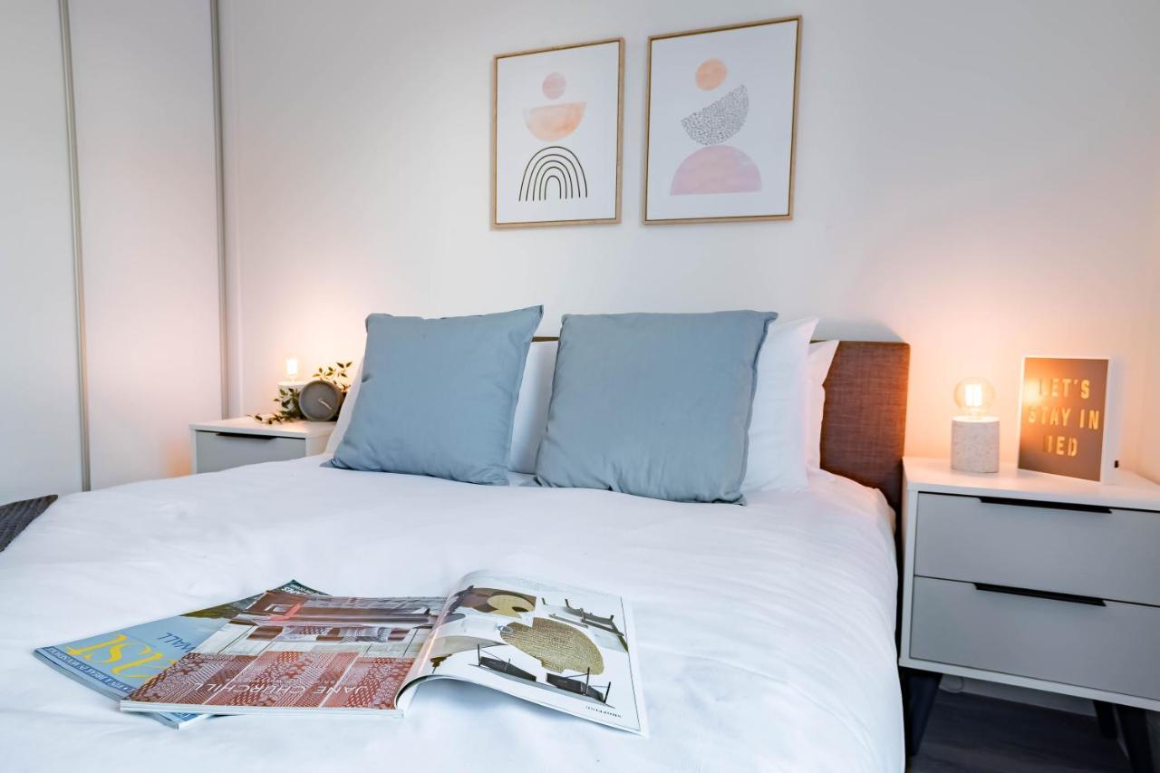 Luxe Interchange Apartment Near Old Trafford - Media City - The Quays Manchester Esterno foto